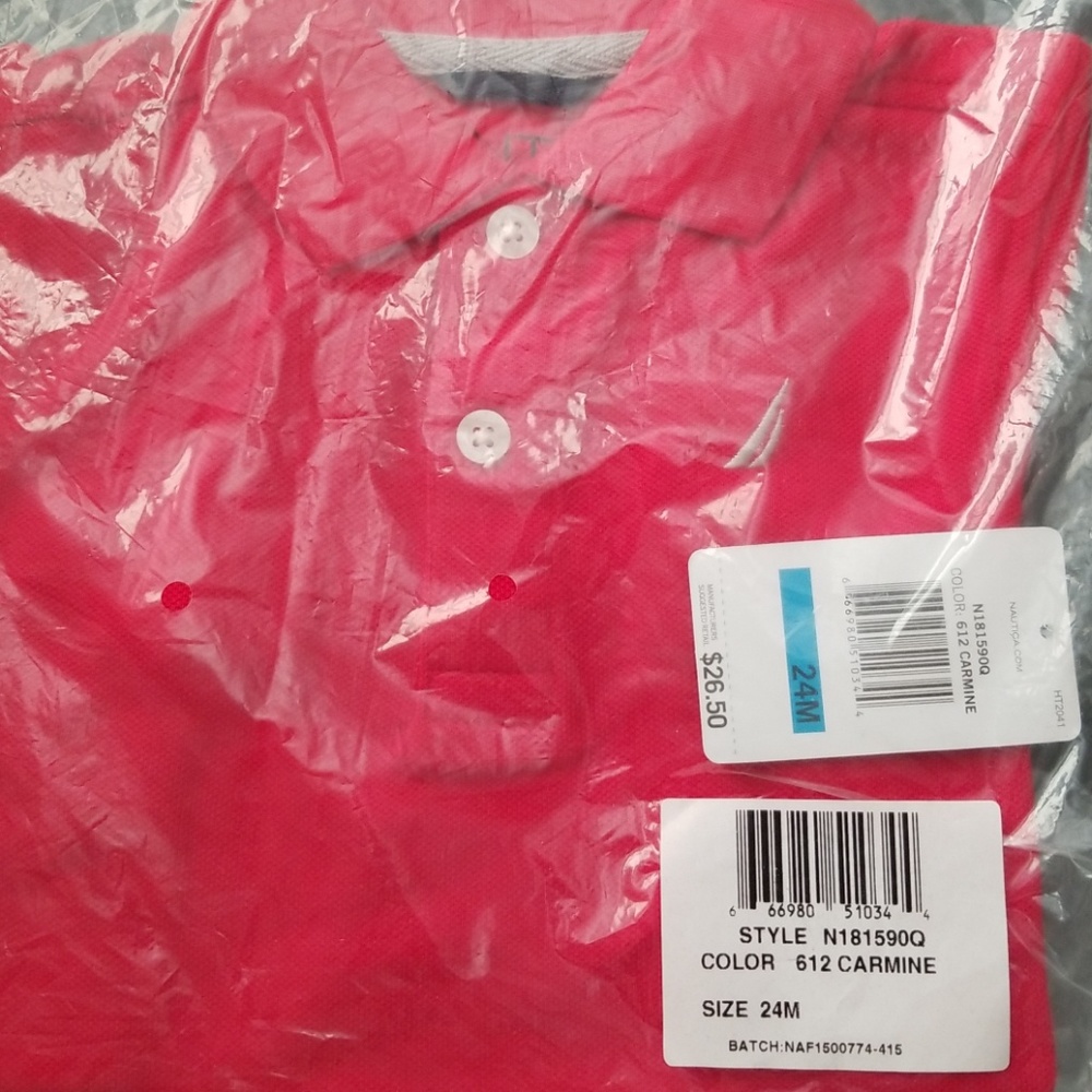 Boys Nautica polo shirt size 24 months